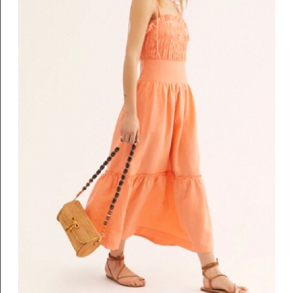 Free People Dresses & Skirts - FreePeople coral color maxi